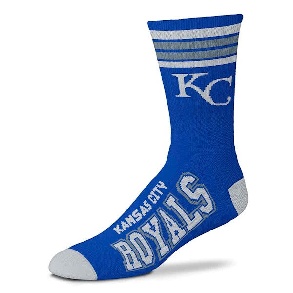 Kansas City Royals 4 Stripe Deuce official licensed sport socks