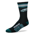 Philadelphia Eagles 4 Stripe Deuce official licensed sport socks