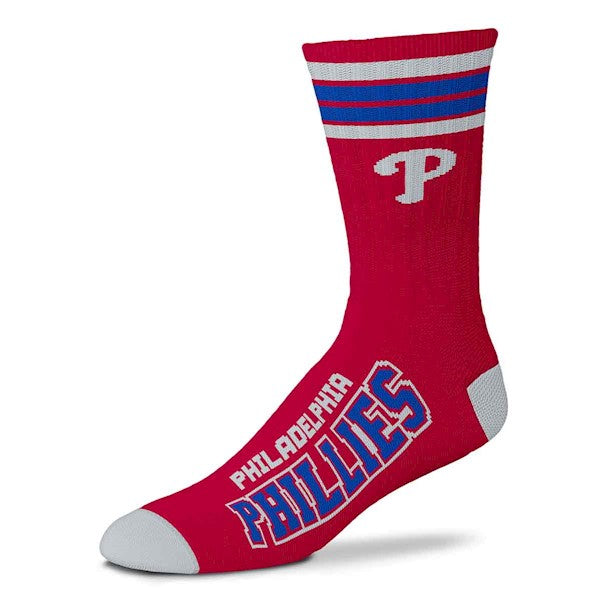 Philadelphia Phillies 4 Stripe Deuce official licensed sport socks