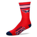 Washington Capitals 4 Stripe Deuce official licensed sport socks