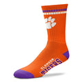 Clemson Tigers 4 Stripe Deuce official licensed sport socks
