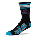 Miami Marlins 4 Stripe Deuce official licensed sport socks