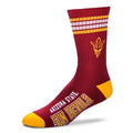 Arizona State Sun Devils 4 Stripe Deuce official licensed sport socks