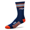 Denver Broncos 4 Stripe Deuce official licensed sport socks
