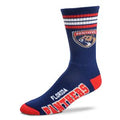 Florida Panthers 4 Stripe Deuce official licensed sport socks