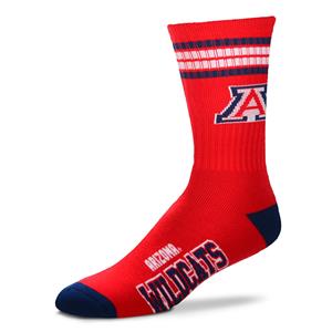 Arizona Wildcats 4 Stripe Deuce official licensed sport socks