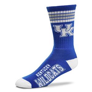 Kentucky Wildcats 4 Stripe Deuce official licensed sport socks