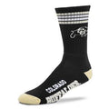 Colorado Buffaloes 4 Stripe Deuce official licensed sport socks