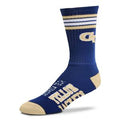 Georgia Tech Yellow Jackets 4 Stripe Deuce official licensed sport socks