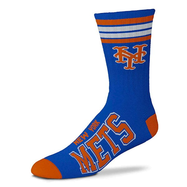 New York Mets 4 Stripe Deuce official licensed sport socks