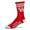 Houston Cougars 4 Stripe Deuce official licensed sport socks