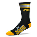 Iowa Hawkeyes 4 Stripe Deuce official licensed sport socks