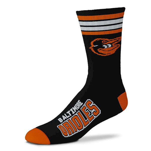 Baltimore Orioles 4 Stripe Deuce official licensed sport socks