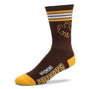Wyoming Cowboys Socks | Officially Licensed NCAA Socks