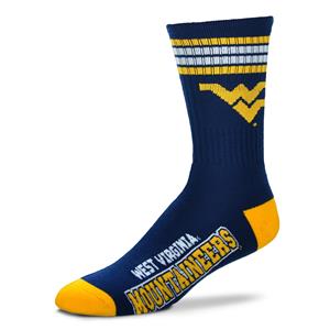West Virginia Mountaineers official licensed NCAA socks