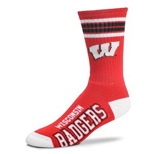 Wisconsin Badgers Socks | Officially Licensed NCAA Socks