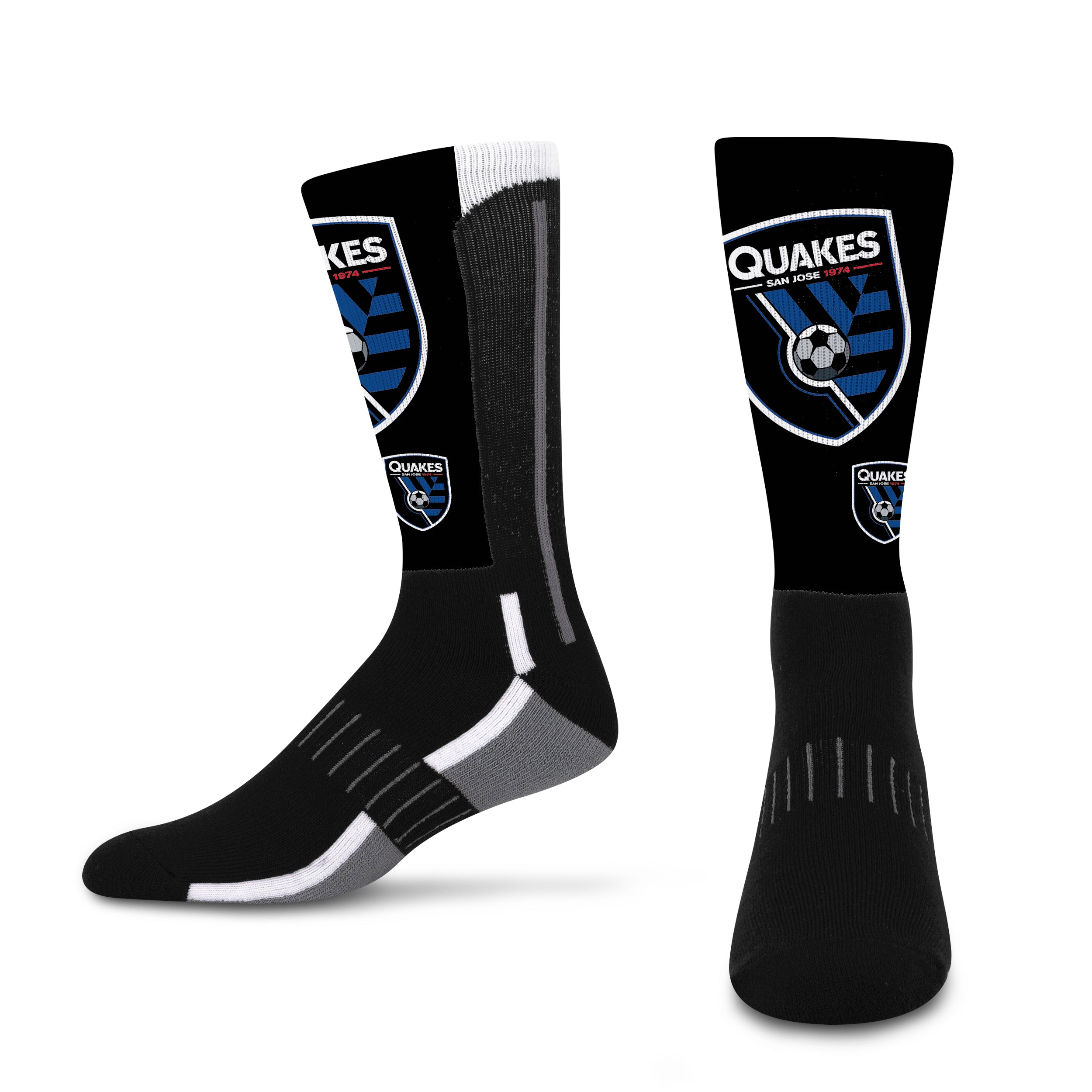 San Jose Earthquakes Phenom Curve Zoom II official licensed MLS socks