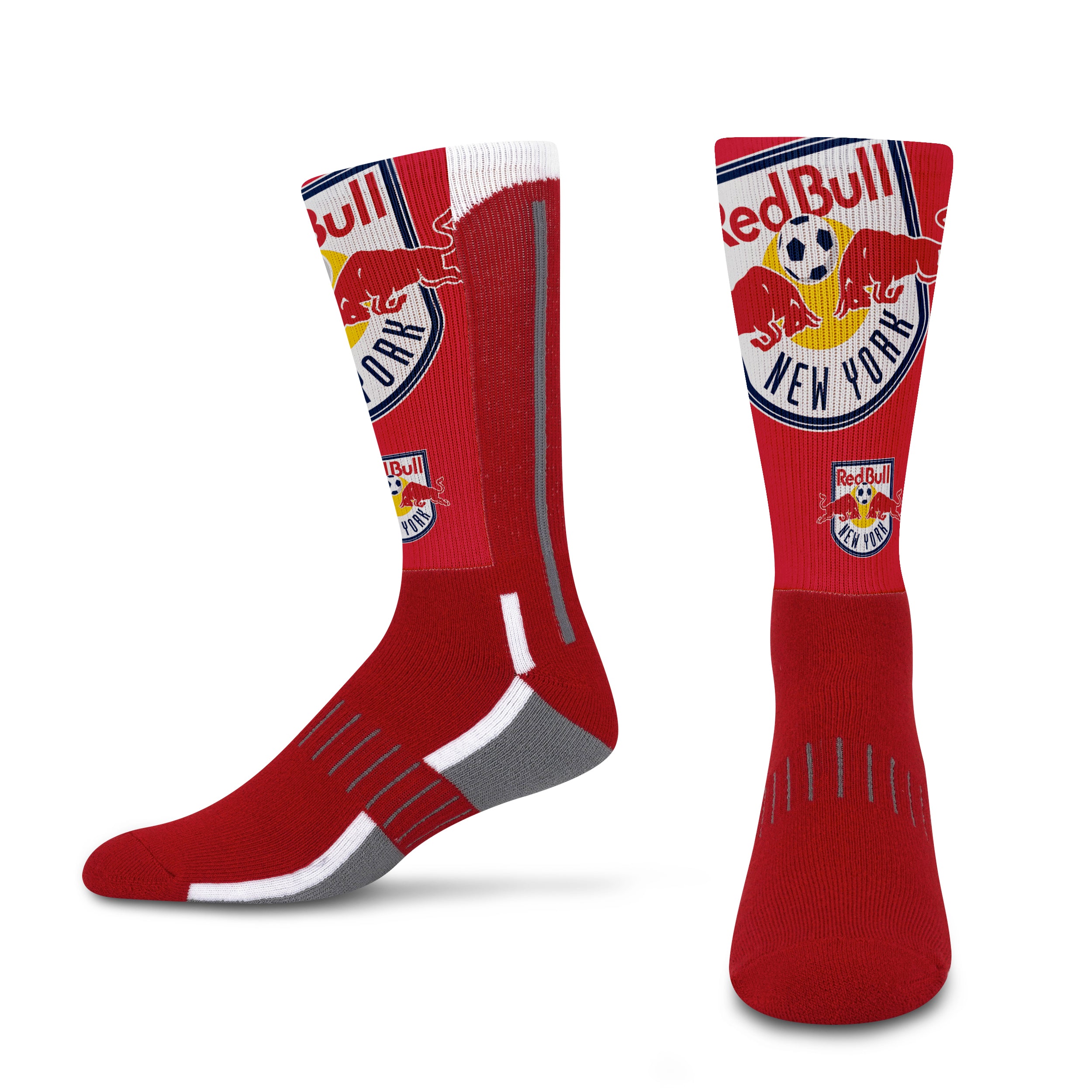 New York Red Bulls Phenom Curve Zoom II official licensed MLS socks