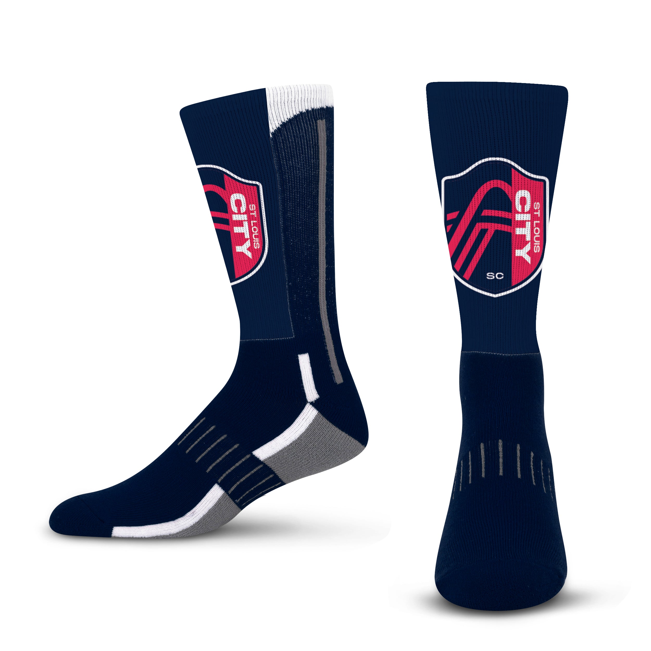 St. Louis City SC Phenom Curve Zoom II official licensed MLS socks
