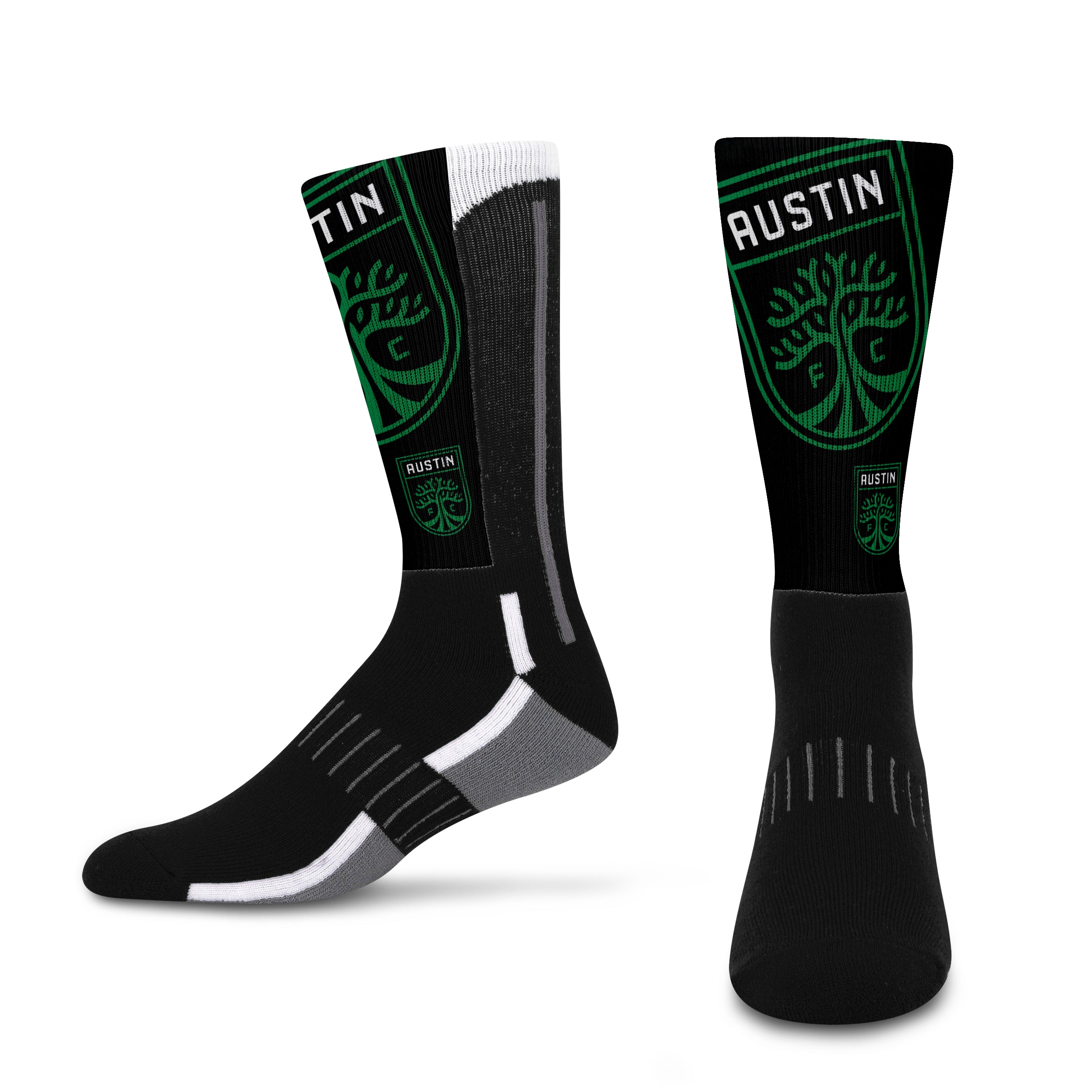Austin FC Phenom Curve Zoom II official licensed MLS socks