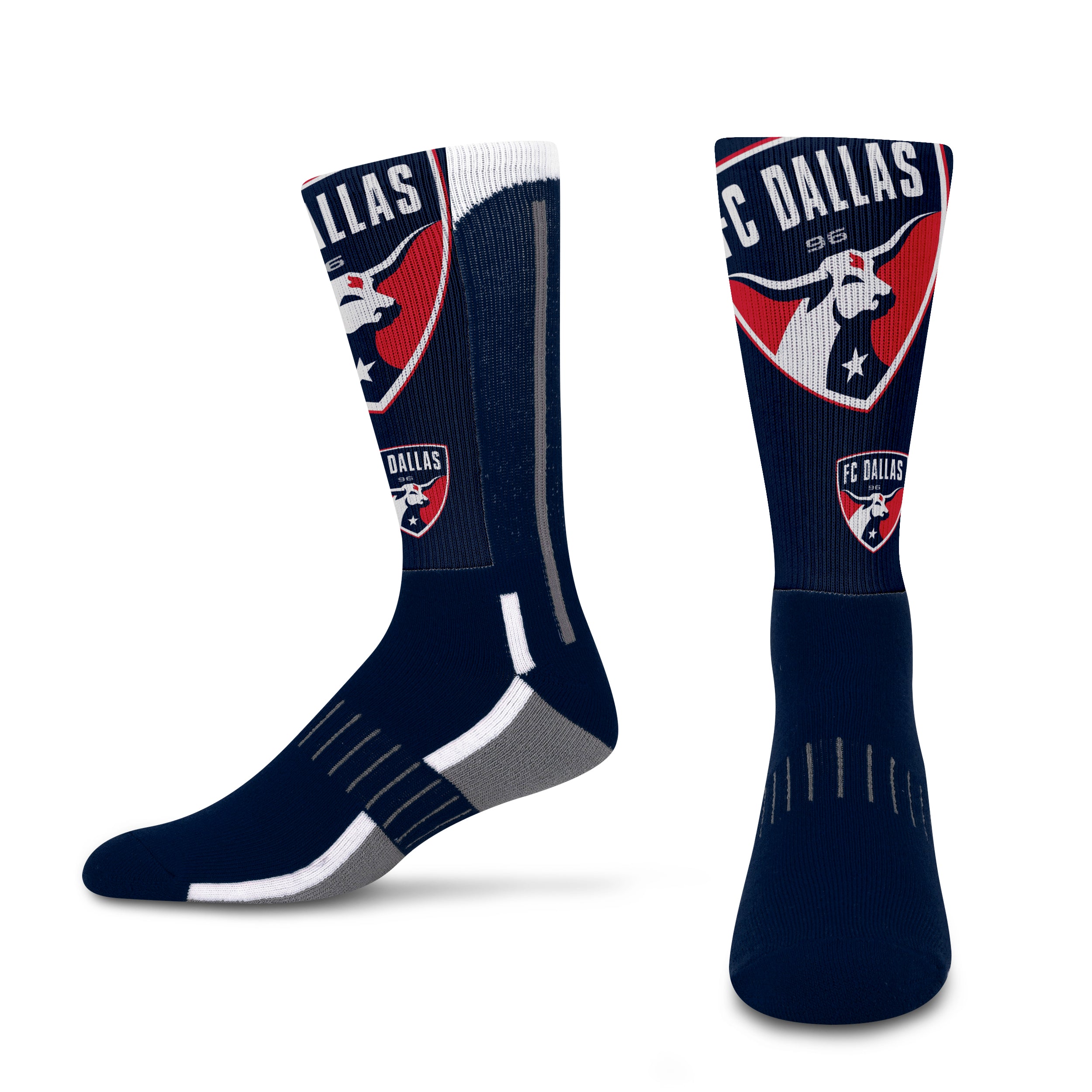 FC Dallas Phenom Curve Zoom II official licensed MLS socks