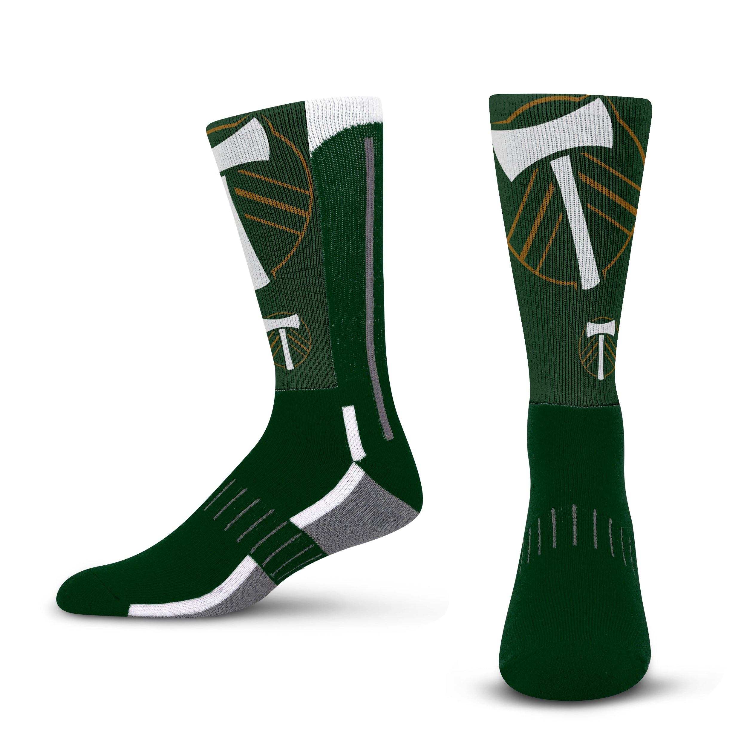 Portland Timbers Phenom Curve Zoom II official licensed MLS socks