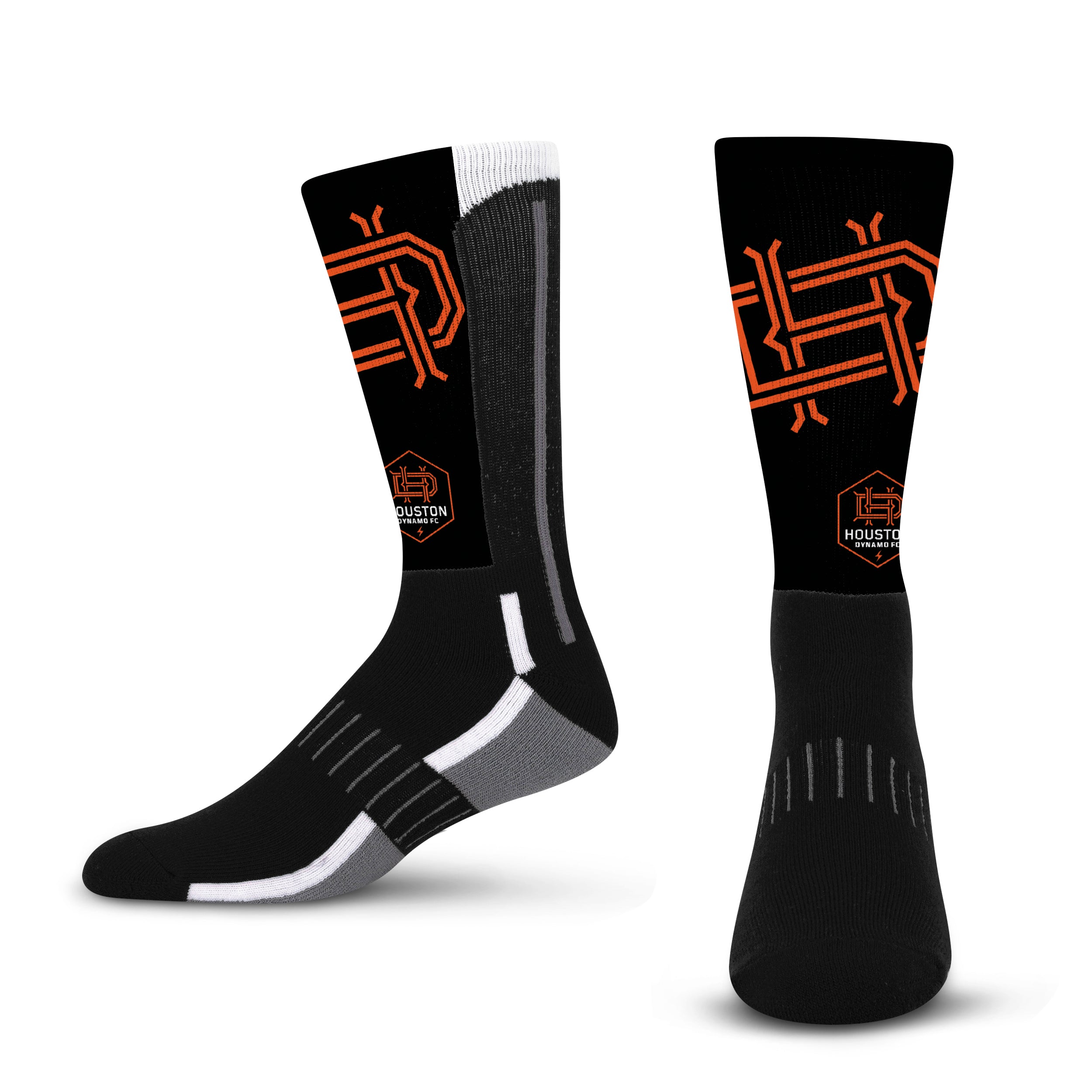 Houston Dynamo FC Phenom Curve Zoom II official licensed MLS socks