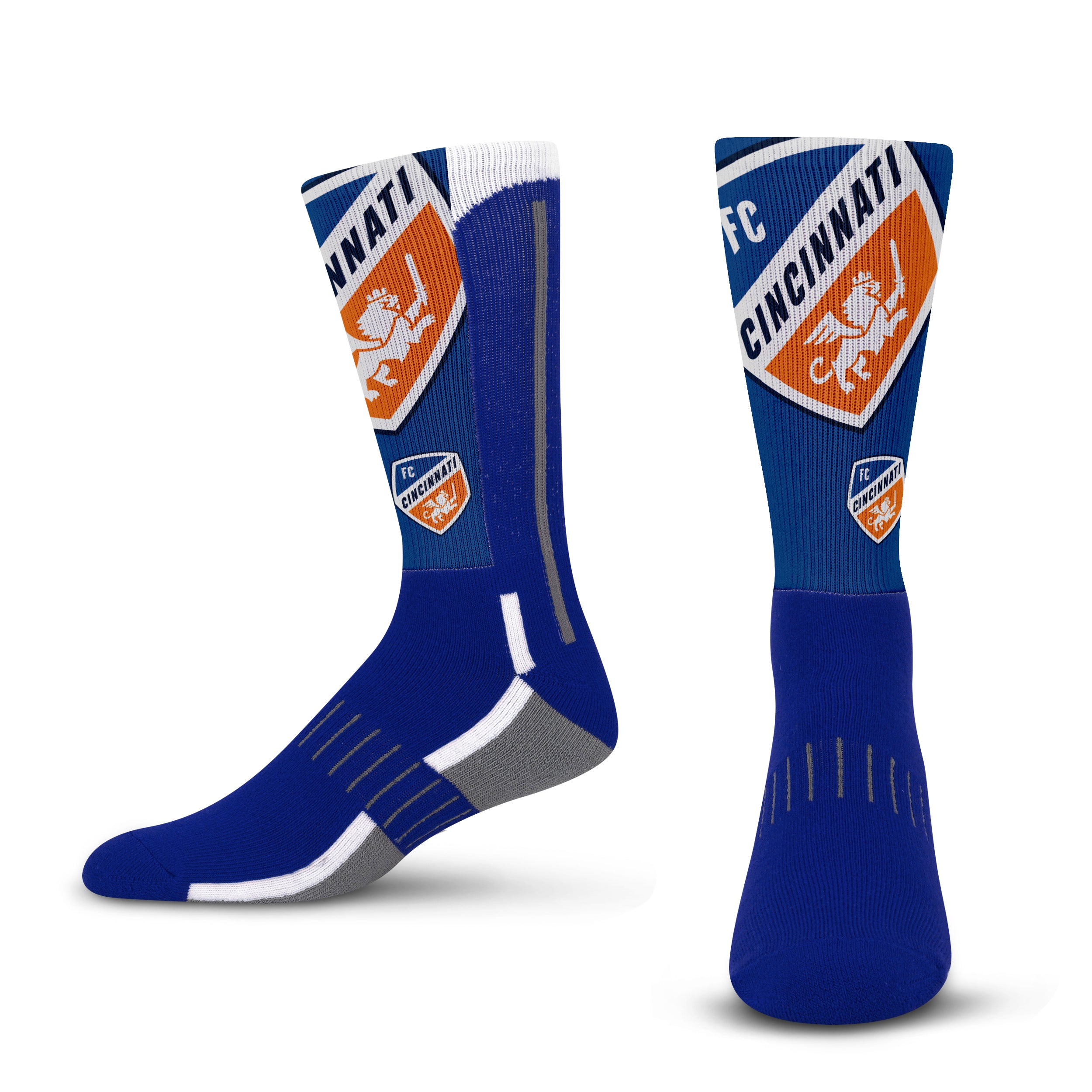 FC Cincinnati Phenom Curve Zoom II official licensed MLS socks
