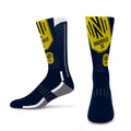 Nashville SC Phenom Curve Zoom II official licensed MLS socks